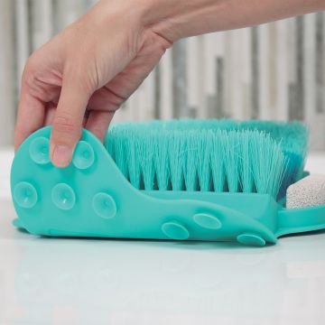 Starlyf Foot Spa Βούρτσα Καθαρισμού, Περιποίησης και Μασάζ Ποδιών με Αντιολισθητικό Χαλάκι Μπάνιου - 