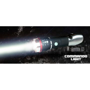 Commando Light Επαναφορτιζόμενος Στρατιωτικός Φακός - Πολυεργαλείο - 