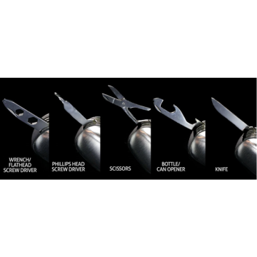 Commando Light Επαναφορτιζόμενος Στρατιωτικός Φακός - Πολυεργαλείο - 