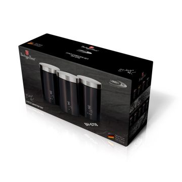 Berlinger Haus Σετ δοχεία ζάχαρης-καφέ από ανοξείδωτο ατσάλι 3 τμχ BH-6718 - 