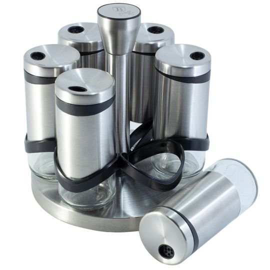 Berlinger Haus Σετ Δοχεία Μπαχαρικών με Περιστρεφόμενη Βάση 7 τμχ BH-1991