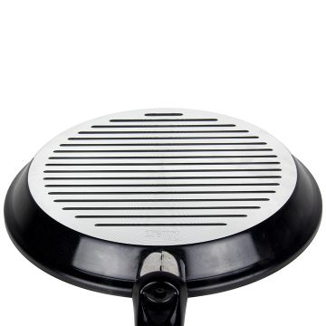 Zilan Αντικολλητική γκριλιέρα - σχαροτήγανο 28cm ZLN2126 - 
