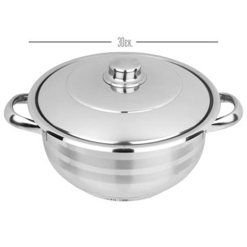 Zilan Κατσαρόλα από ανοξείδωτο ατσάλι 30 εκ. ZLN7284 - 