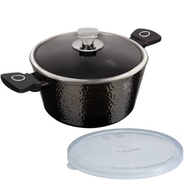 Berlinger Haus Κατσαρόλα 20cm με γυάλινο και πλαστικό καπάκι Primal Gloss Collection BH-6571 - 