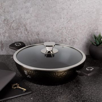 Berlinger Haus Αντικολλητική Ρηχή Κατσαρόλα με Καπάκι 28εκ. Primal Gloss Collection BH-6577 - 