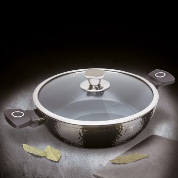 Berlinger Haus Αντικολλητική Ρηχή Κατσαρόλα με Καπάκι 28εκ. Primal Gloss Collection BH-6577 - 