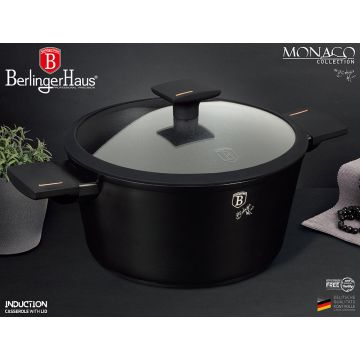 Berlinger Haus Κατσαρόλα 24cm με γυάλινο καπάκι Monaco Collection BH-7087 - 