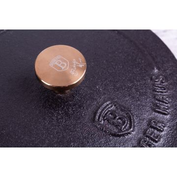 Berlinger Haus Μίνι κατσαρόλα από χυτοσίδηρο με επίστρωση εμαγιέ 12 εκ. Black Royal Collection BH-6490 - 