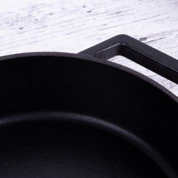 Berlinger Haus Ρηχή κατσαρόλα από χυτοσίδηρο με επίστρωση εμαγιέ 26 εκ. Black Royal Collection BH-6493 - 