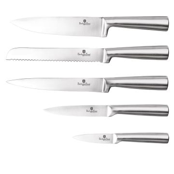 Berlinger Haus Σετ Μαχαίρια 5τμχ. & Βάση από ανοξείδωτο ατσάλι σε Σμαραγδί Χρώμα Emerald Collection BH-2448 - 