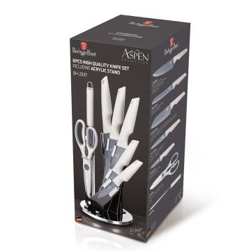 Berlinger Haus Σετ Μαχαίρια 8 τμχ. με βάση στήριξης Aspen Collection BH-2837 - 