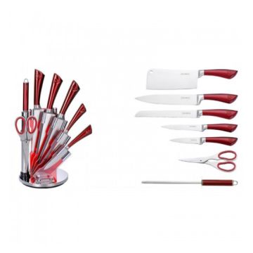 Σετ Μαχαίρια & Εργαλεία Κουζίνας 8τμχ Royalty Line KSS804