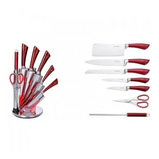 Σετ Μαχαίρια & Εργαλεία Κουζίνας 8τμχ Royalty Line KSS804