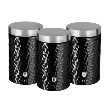 Berlinger Haus Σετ δοχεία αποθήκευσης από ανοξείδωτο ατσάλι 3 τμχ Primal Gloss Collection BH-6712