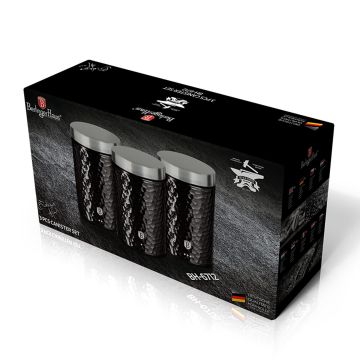 Berlinger Haus Σετ δοχεία αποθήκευσης από ανοξείδωτο ατσάλι 3 τμχ Primal Gloss Collection BH-6712 - 