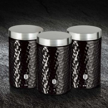 Berlinger Haus Σετ δοχεία αποθήκευσης από ανοξείδωτο ατσάλι 3 τμχ Primal Gloss Collection BH-6712 - 