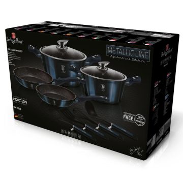 Berlinger Haus Σετ Μαγειρικά Σκεύη 10τμχ. με Τριπλή Μαρμάρινη Επίστρωση BH-6143 - 