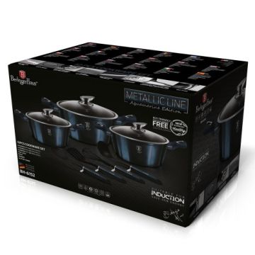 Berlinger Haus Σετ Μαγειρικά Σκεύη 10τμχ. με Τριπλή Μαρμάρινη Επίστρωση BH-6152 - 