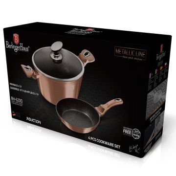 Berlinger Haus Σετ Μαγειρικά Σκεύη 4τμχ. Rose-gold Edition BH-6200 - 