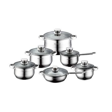 Royalty Line Σετ Κατσαρόλες 12τμχ. Inox - RL-1231 - 