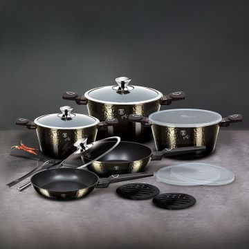 Berlinger Haus Σετ αντικολλητικά μαγειρικά σκεύη 13 τεμαχίων, Primal Gloss Collection BH-7144 - 