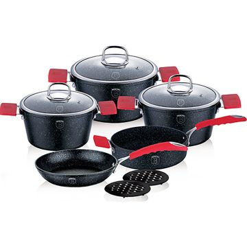 BERLINGER HAUS ΣΕΤ ΜΑΓΕΙΡΙΚΩΝ ΣΥΣΚΕΥΩΝ 10 ΤΕΜΑΧΙΩΝ Gray Stone Touch Line BH-1166N