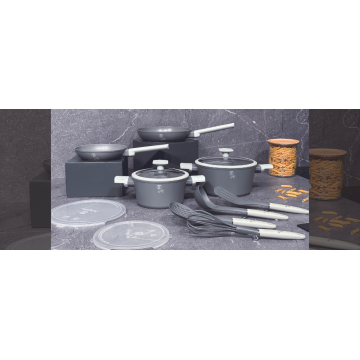 Berlinger Haus Σετ μαγειρικά σκεύη και εργαλεία κουζίνας 12 τμχ από σφυρήλατο αλουμίνιο Aspen Collection BH-7077 - 