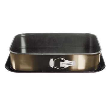 Berlinger Haus Αντικολλητική φόρμα με αποσπώμενα τοιχώματα 39*27 cm σε μαύρο χρώμα BH-6809 Berlinger Haus Αντικολλητική φόρμα με αποσπώμενα τοιχώματα 39*27 cm σε μαύρο χρώμα BH-6809