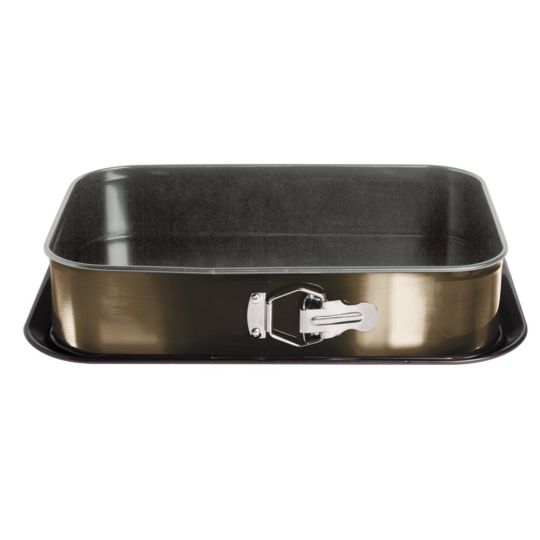 Berlinger Haus Αντικολλητική φόρμα με αποσπώμενα τοιχώματα 39*27 cm σε μαύρο χρώμα BH-6809