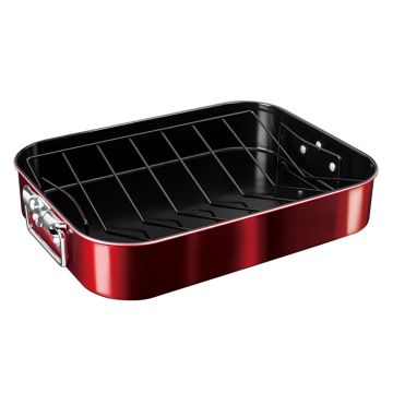 Berlinger Haus Αντικολλητικό Ταψί με σχάρα Metallic Line Burgundy Edition BH-7844 Berlinger Haus Αντικολλητικό Ταψί με σχάρα Metallic Line Burgundy Edition BH-7844