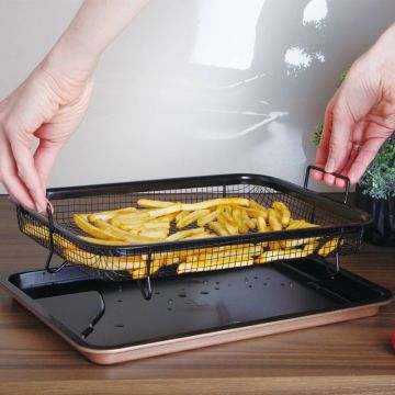 Βerlinger Haus Ταψί για τηγάνισμα χωρίς λάδι στο φούρνο Metallic Line Rose Gold Edition BH-7856 - 