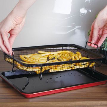 Βerlinger Haus Ταψί για τηγάνισμα χωρίς λάδι στο φούρνο Metallic Line Burgundy Edition ΒΗ-7855 - 