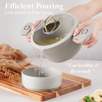 Berlinger Haus Σετ μαγειρικά σκεύη και εργαλεία κουζίνας 15 τμχ με τριπλή επίστρωση titan, Sahara Collection BH-8081 - 