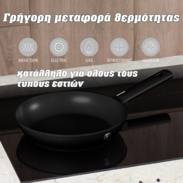 Τηγάνι με Αντικολλητική Επίστρωση Titan 24εκ. Berlinger Haus BH-8170 - 