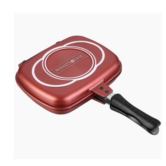 RL-DF34M-BUR Αντικολλητικό Διπλό Τηγάνι 34εκ. Royalty Line