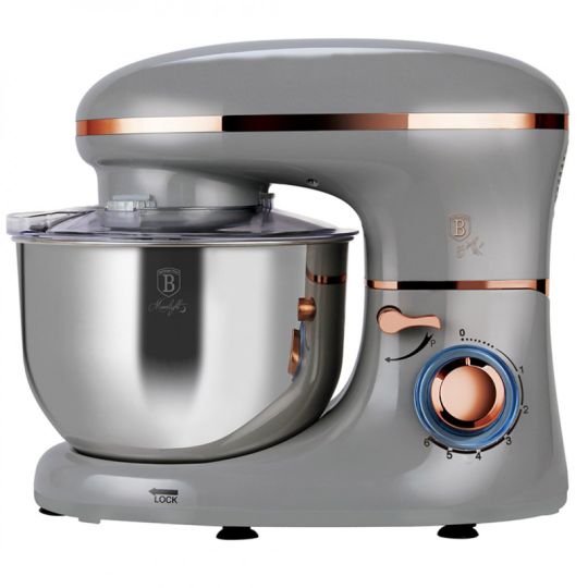 Berlinger Haus Επιτραπέζιο μίξερ - Κουζινομηχανή με κάδο 6lt από ανοξείδωτο ατσάλι 18/10 1300W Moonlight Collection LP-BH-042L