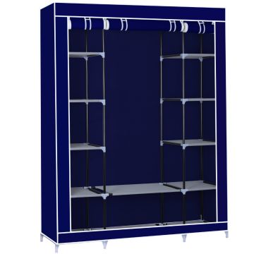 Φορητή υφασμάτινη ντουλάπα Herzberg HG-8009-BL Μπλε Φορητή υφασμάτινη ντουλάπα Herzberg HG-8009-BL Μπλε