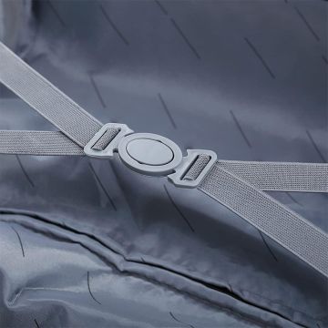 Royalty Line Σετ βαλίτσες ταξιδιού σκληρές 3 τμχ σε κόκκινο χρώμα με 4 τροχούς RL-LTS18706-RED - 