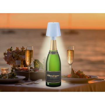 Επιτραπέζιο Επαναφορτιζόμενο Φωτιστικό LED σε γαλάζιο χρώμα Beper P201UTP124 - 