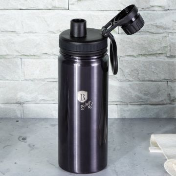 Berlinger Haus Αθλητικό παγούρι - θερμός από ανοξείδωτο ατσάλι 540ml, Metallic Line Carbon Pro Edition BH-7753 - 