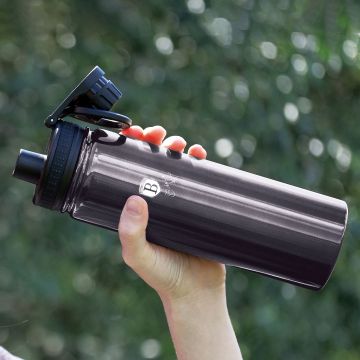 Berlinger Haus Αθλητικό παγούρι - θερμός από ανοξείδωτο ατσάλι 540ml, Metallic Line Carbon Pro Edition BH-7753 - 