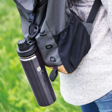 Berlinger Haus Αθλητικό παγούρι - θερμός από ανοξείδωτο ατσάλι 540ml, Metallic Line Carbon Pro Edition BH-7753 - 