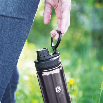 Berlinger Haus Αθλητικό παγούρι - θερμός από ανοξείδωτο ατσάλι 540ml, Metallic Line Carbon Pro Edition BH-7753 - 