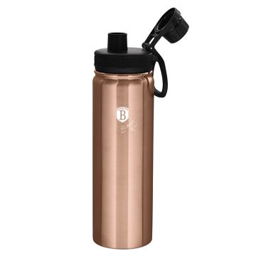 Berlinger Haus Αθλητικό παγούρι - θερμός από ανοξείδωτο ατσάλι 720ml, Metallic Line Rose Gold Edition BH-7764 - 