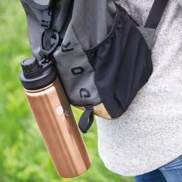 Berlinger Haus Αθλητικό παγούρι - θερμός από ανοξείδωτο ατσάλι 720ml, Metallic Line Rose Gold Edition BH-7764 - 