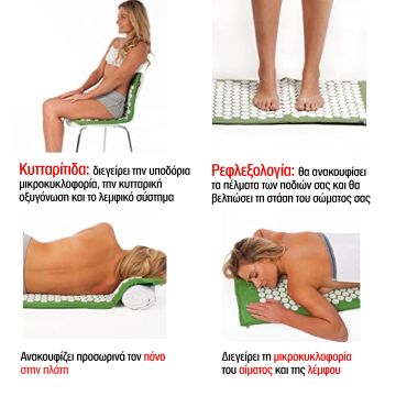 Χαλάκι Και Μαξιλάρι Μασάζ – Βελονισμού C301ACC001 - 