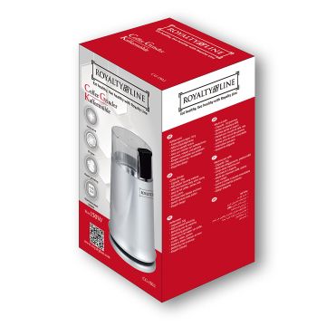 Royalty Line Ηλεκτρικός μύλος άλεσης καφέ-μπαχαρικών RL-CG150.3 - 