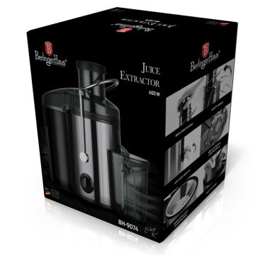 Berlinger Haus Ηλεκτρικός Αποχυμωτής με μεγάλο στόμιο εισόδου 400W Black Royal Collection BH-9074 - 