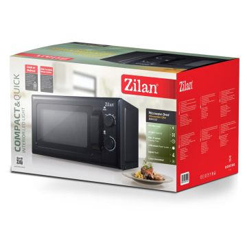 Zilan Φούρνος μικροκυμάτων σε μαύρο χρώμα 20L 700W ZLN1222 - 