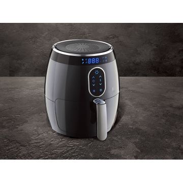Berlinger Haus Ψηφιακή Φριτέζα Αέρος 2,6Lt για Υγιεινό Μαγείρεμα Χωρίς Λάδι 1350W Carbon Pro Collection  BH-9169 - 